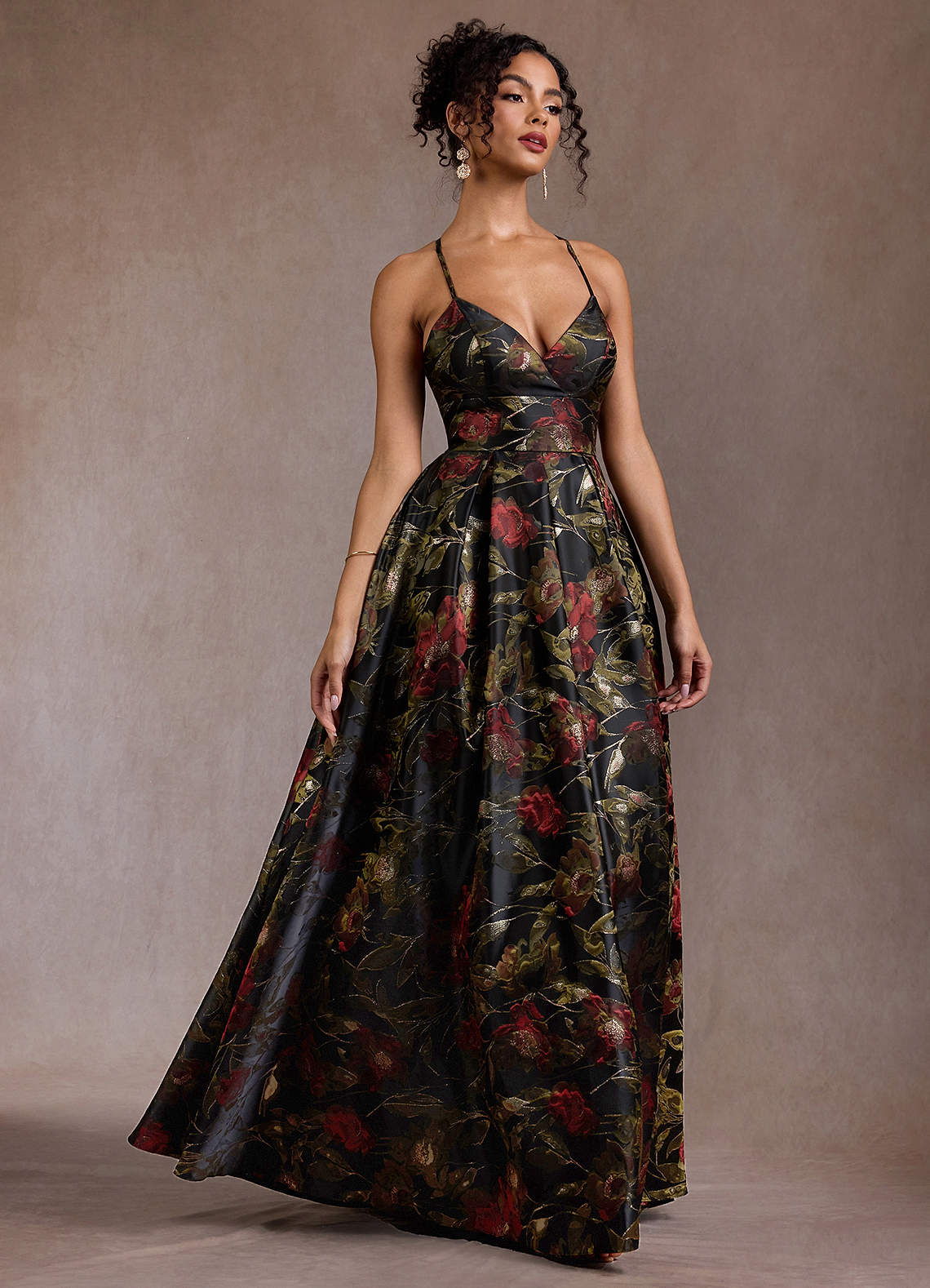 Yara Midnight Rose Maxi Dress