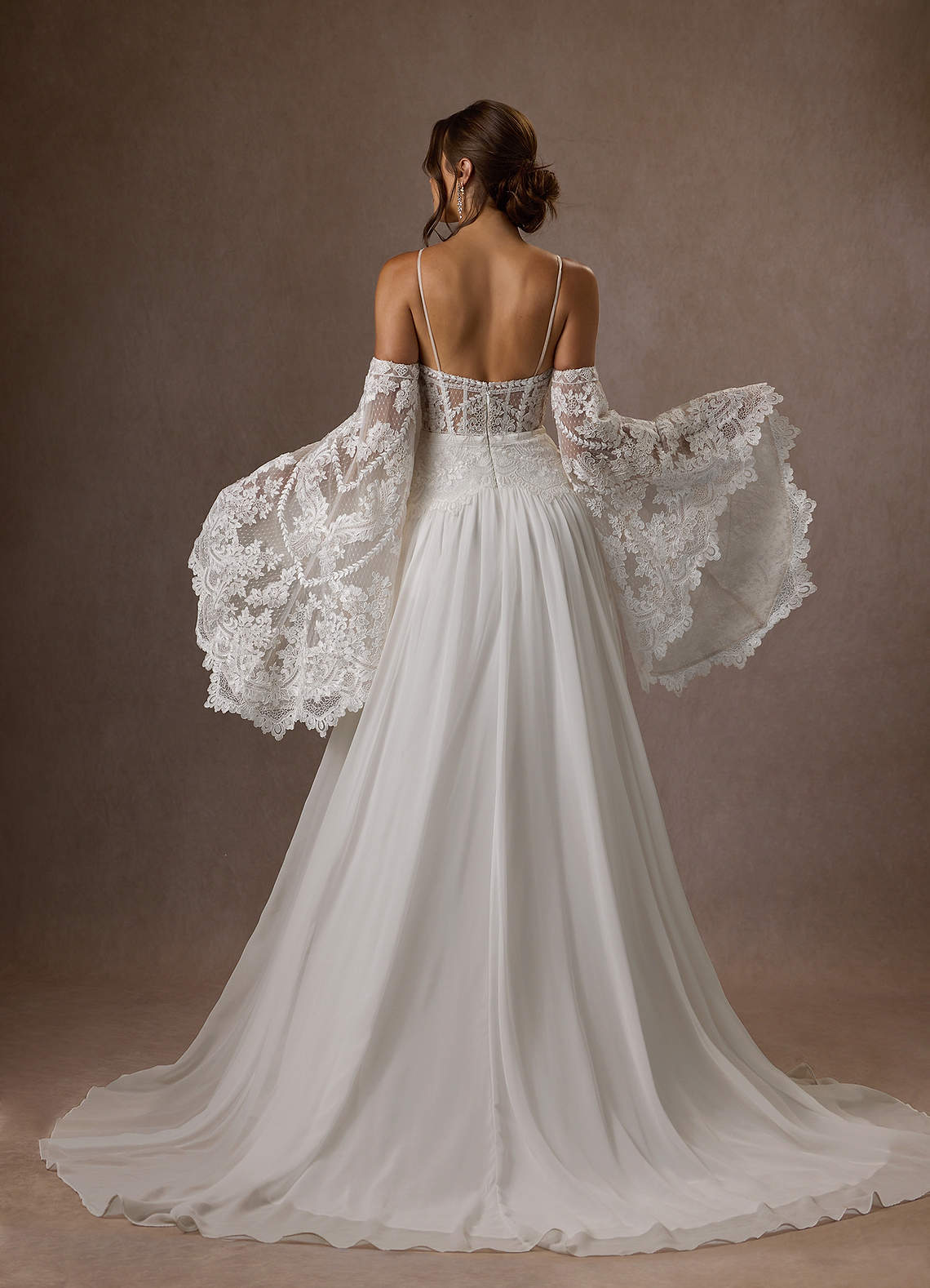 Diamond White A-Line Off the Shoulder Lace Dress