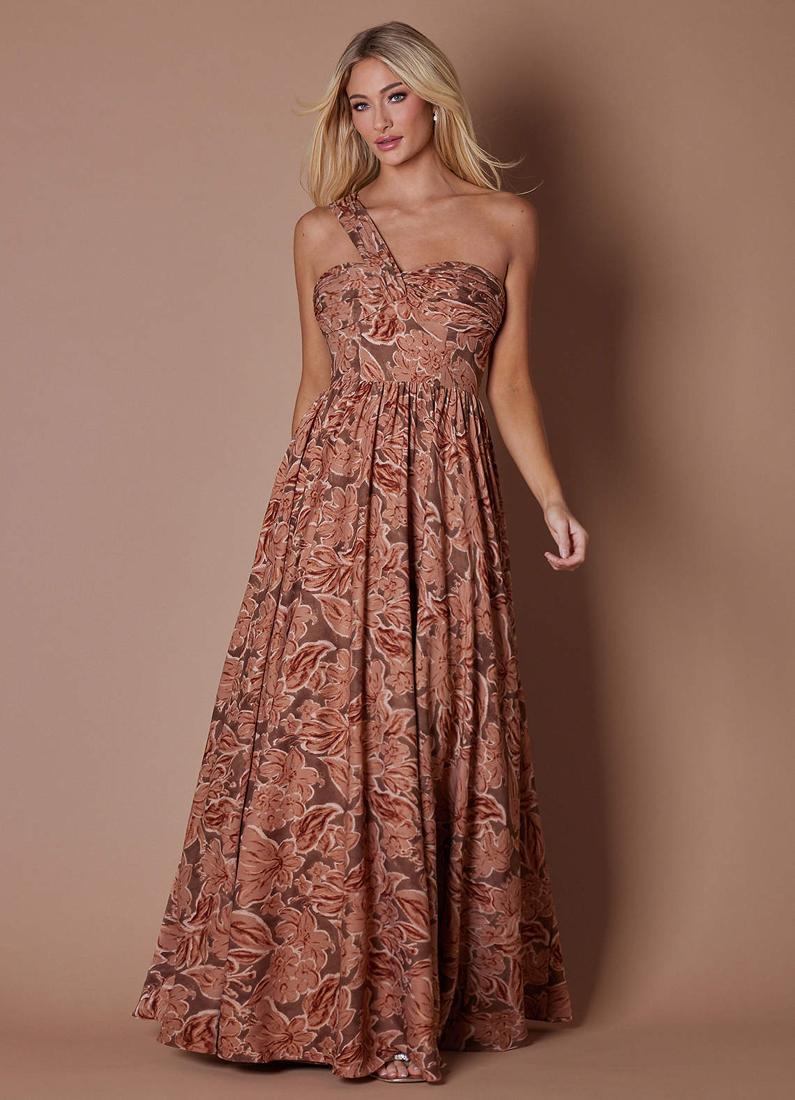 Hayden Bronze Petal Maxi Dress