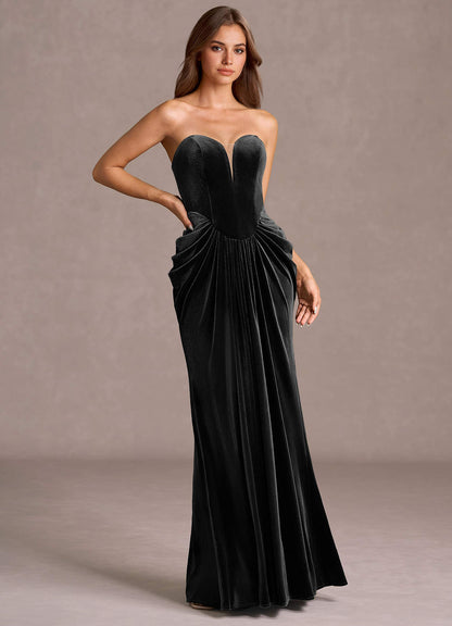 Sylvie Black Maxi Gown  Dress