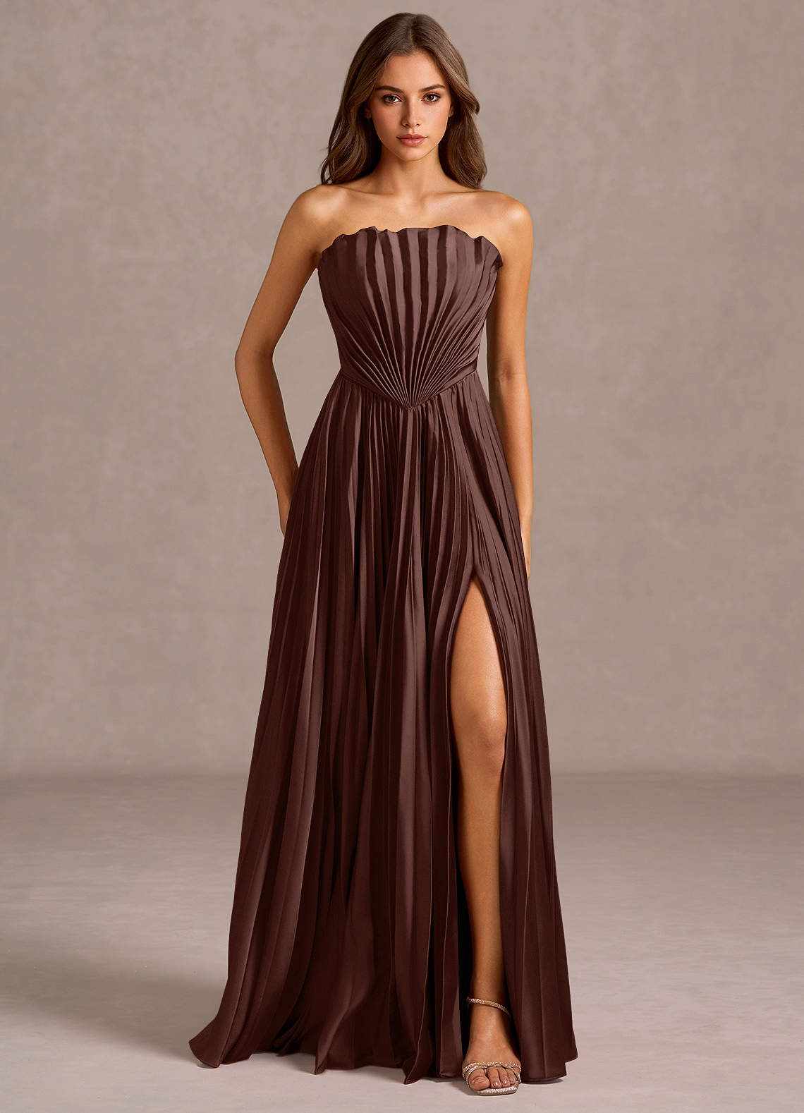 Kaia Mocha Coco Maxi Dress  Dress