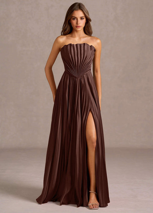 Kaia Mocha Coco Maxi Dress  Dress