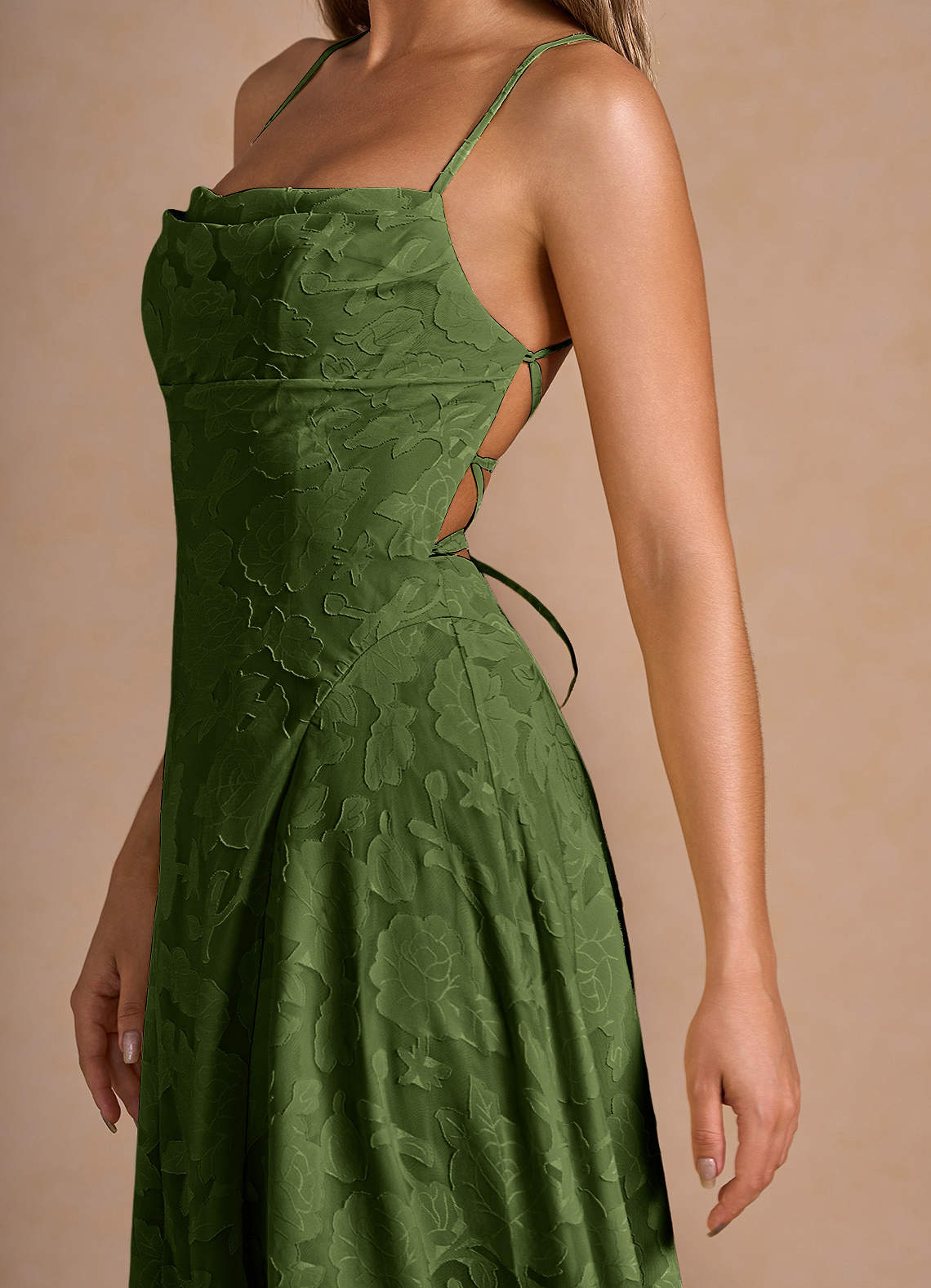 Marlo Olive Corset Prom Dress