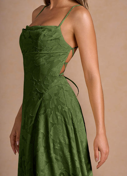 Marlo Olive Corset Prom Dress
