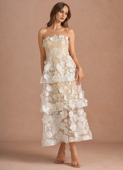 Patricia White Maxi Dress  Dress