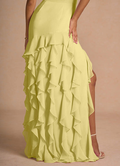 Kylee Lemon Sorbet Maxi Dress