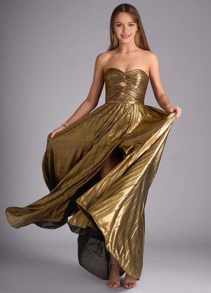 Eileen Golden Black Gown
