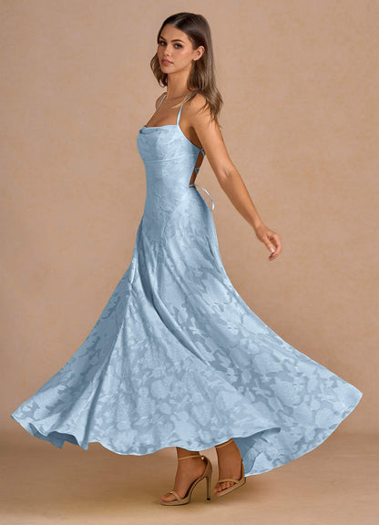 Irelia Sky Blue Maxi Dress  Dress