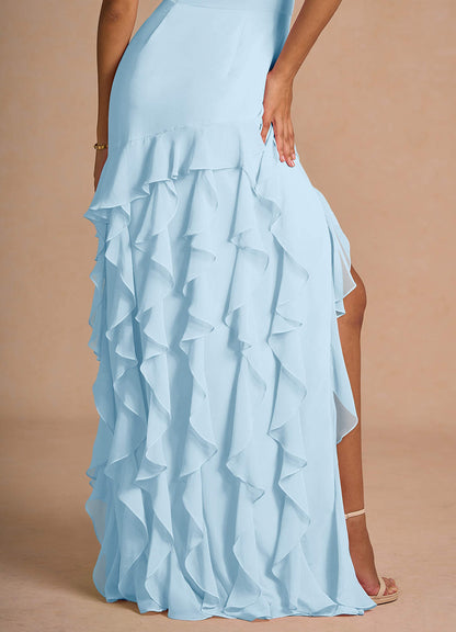Kylee Sky Blue Maxi Dress