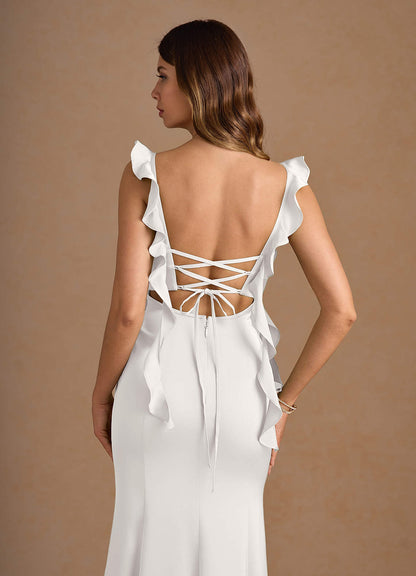 Lilibet White Maxi Dress  Dress