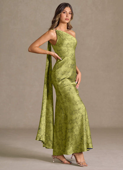 Sapphira Moss Navy Maxi Dress  Dress