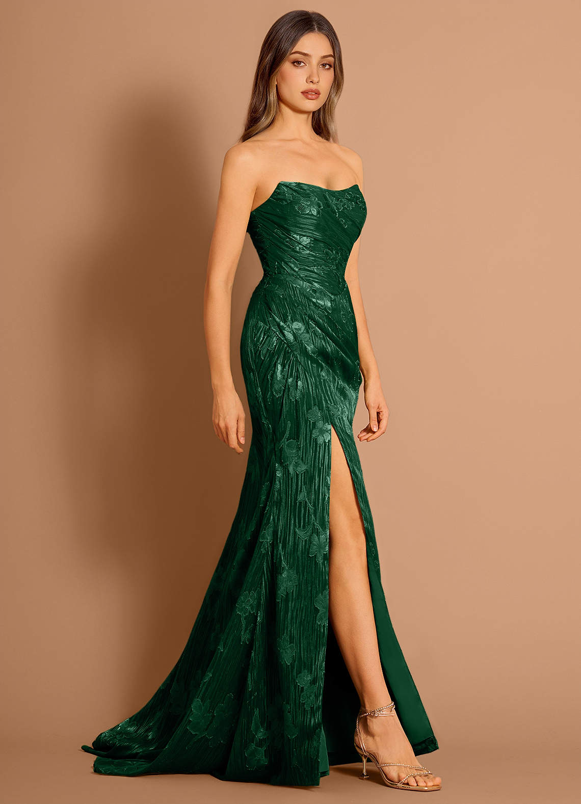 Maxine Hunter Green Maxi Dress