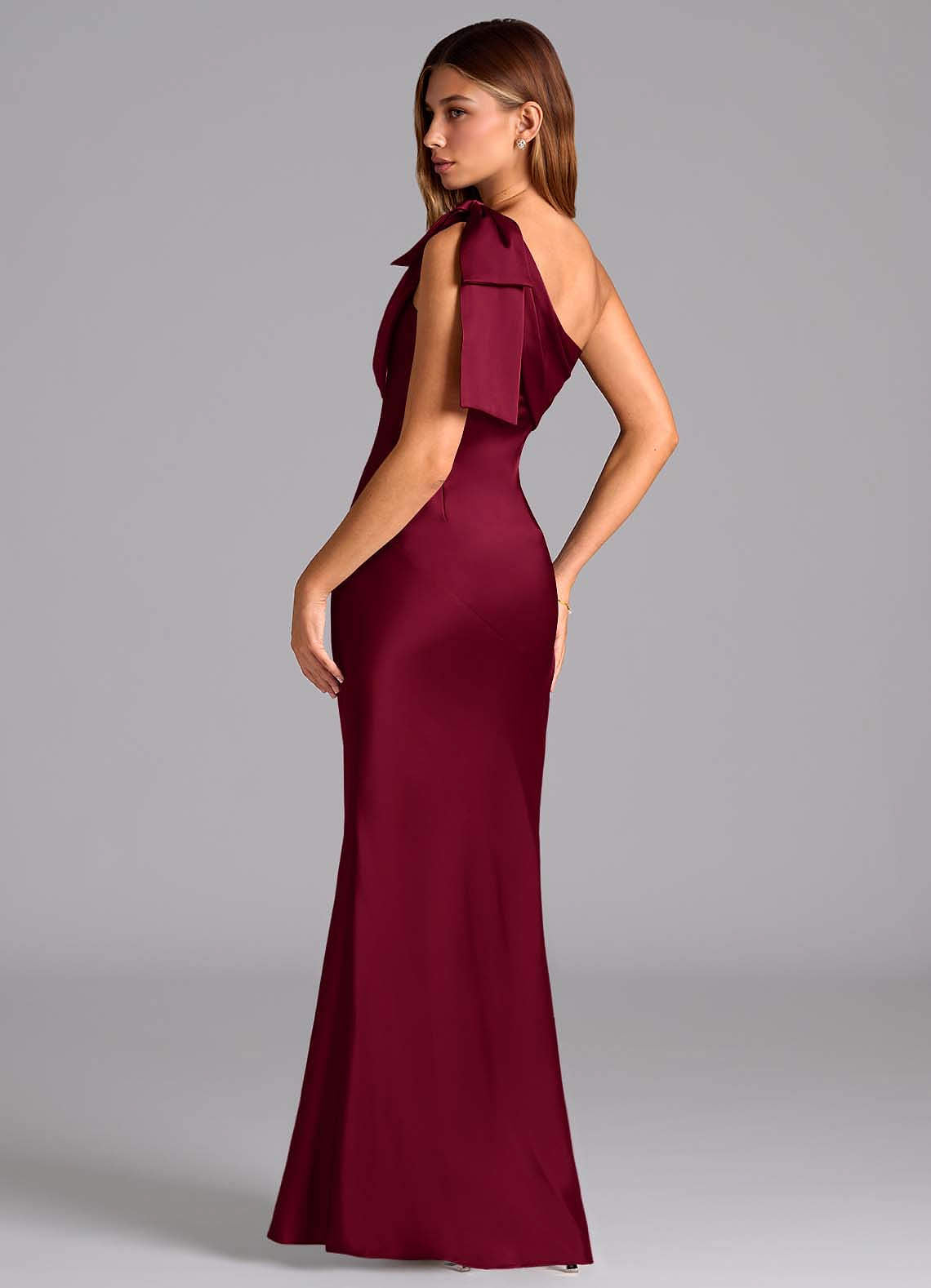 Iris Merlot Maxi Dress