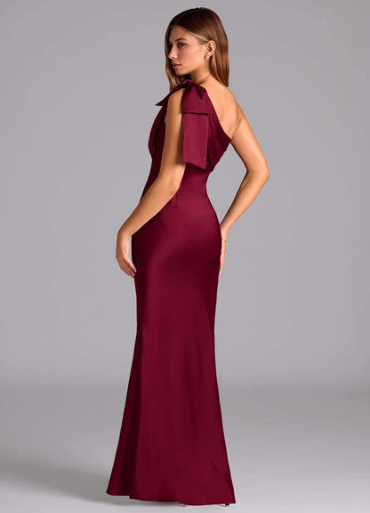 Iris Merlot Maxi Dress