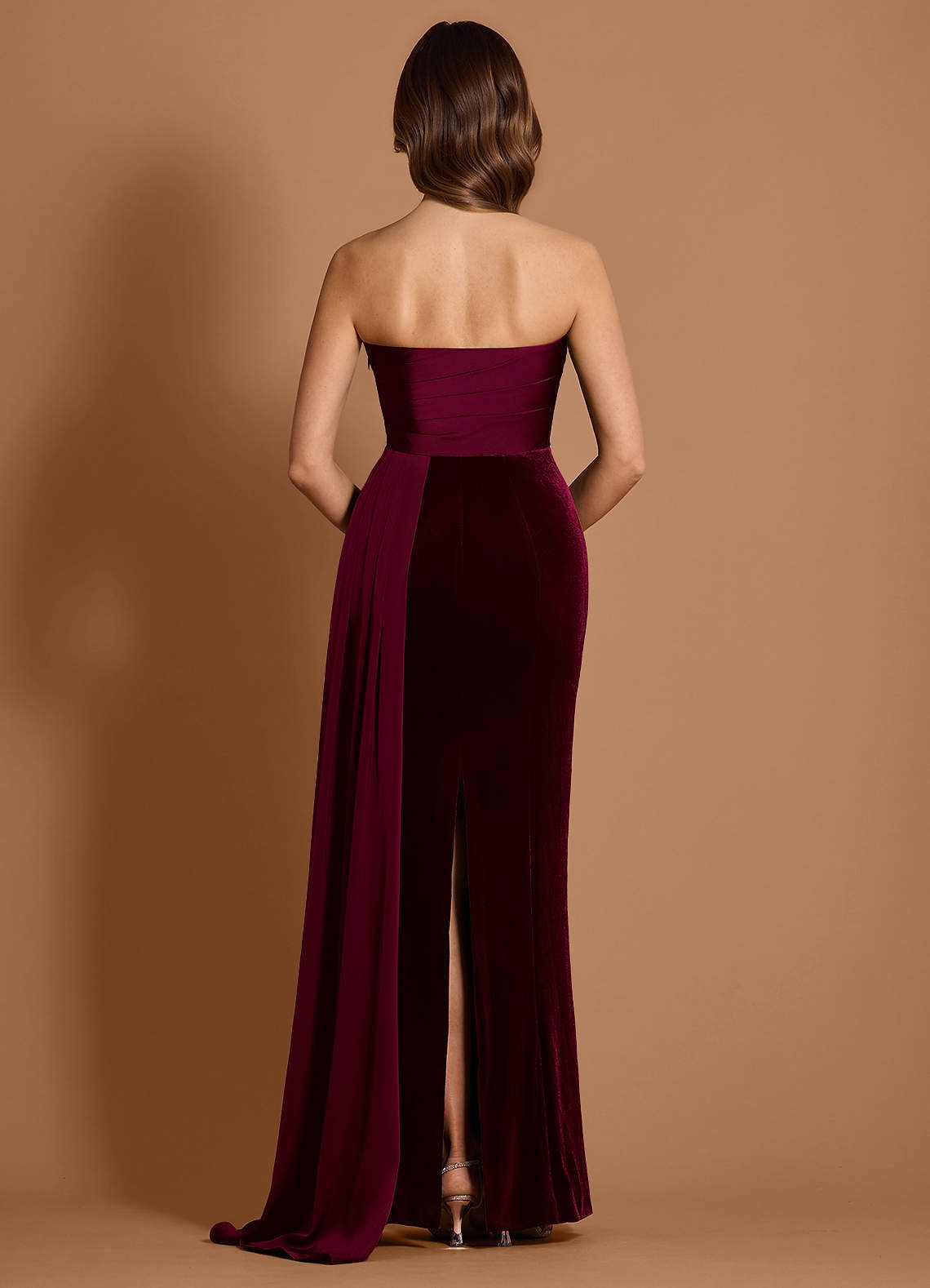 Catherine Wine Maxi Dress  Dress