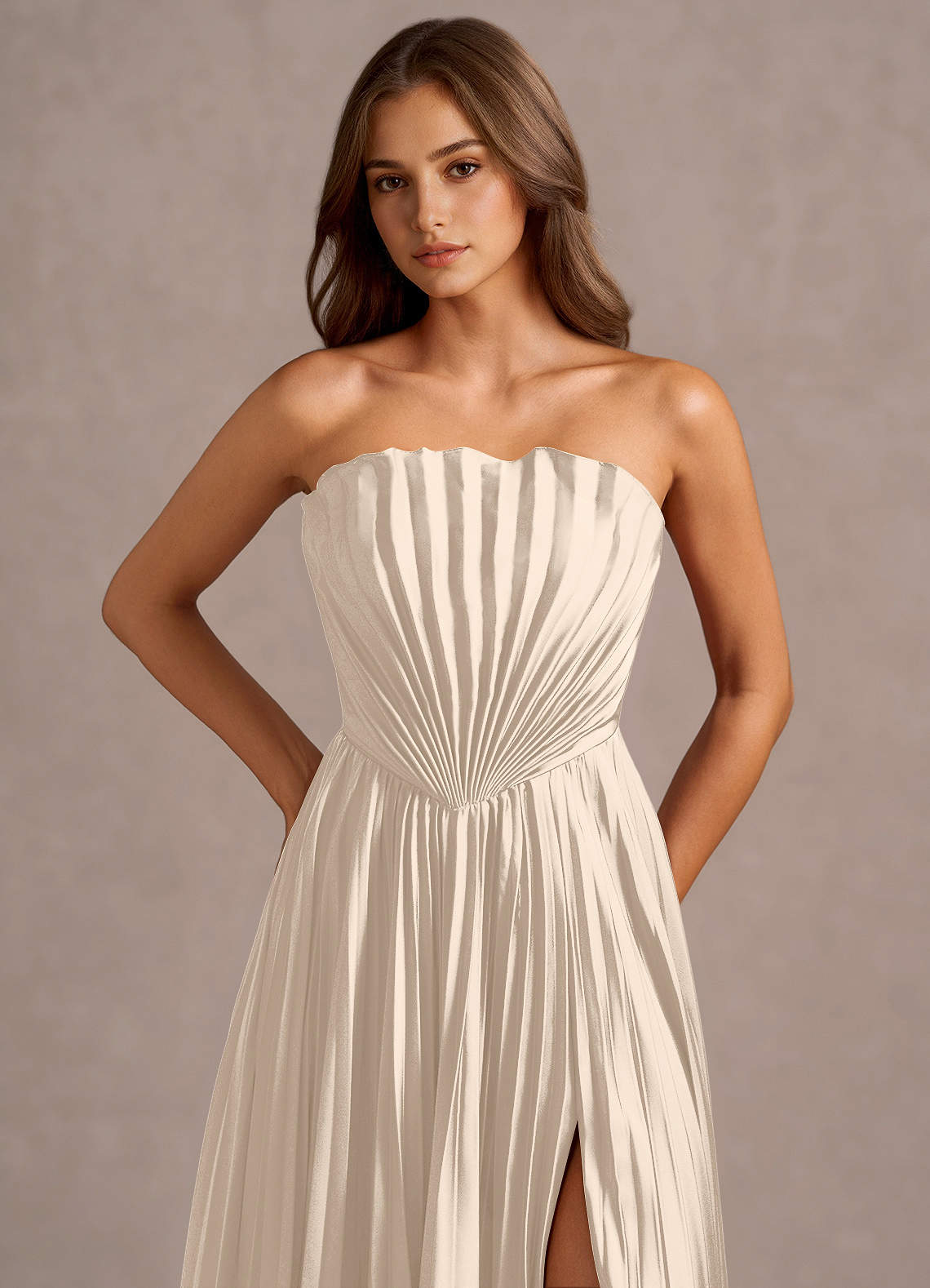 Kaia Cream Maxi Dress  Dress