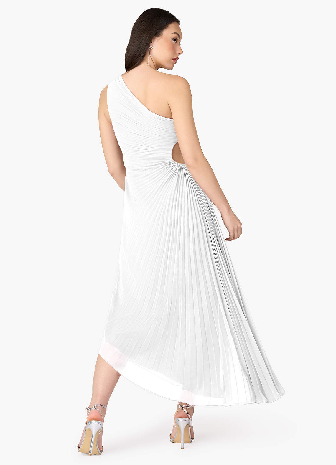 Angelina White Asymmetrical Dress  Dress