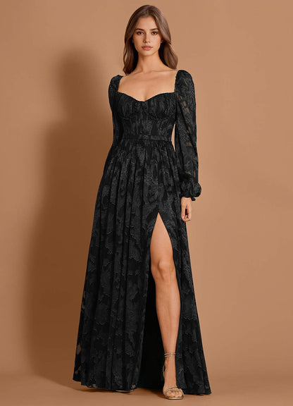 Aniyah Black Maxi Dress
