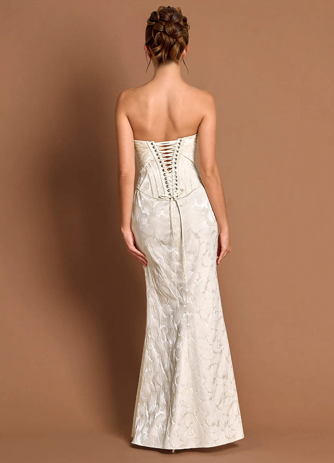 Solveig French White Maxi Dress