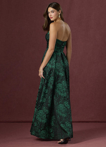 Ophelia Black Emerald Gown  Dress