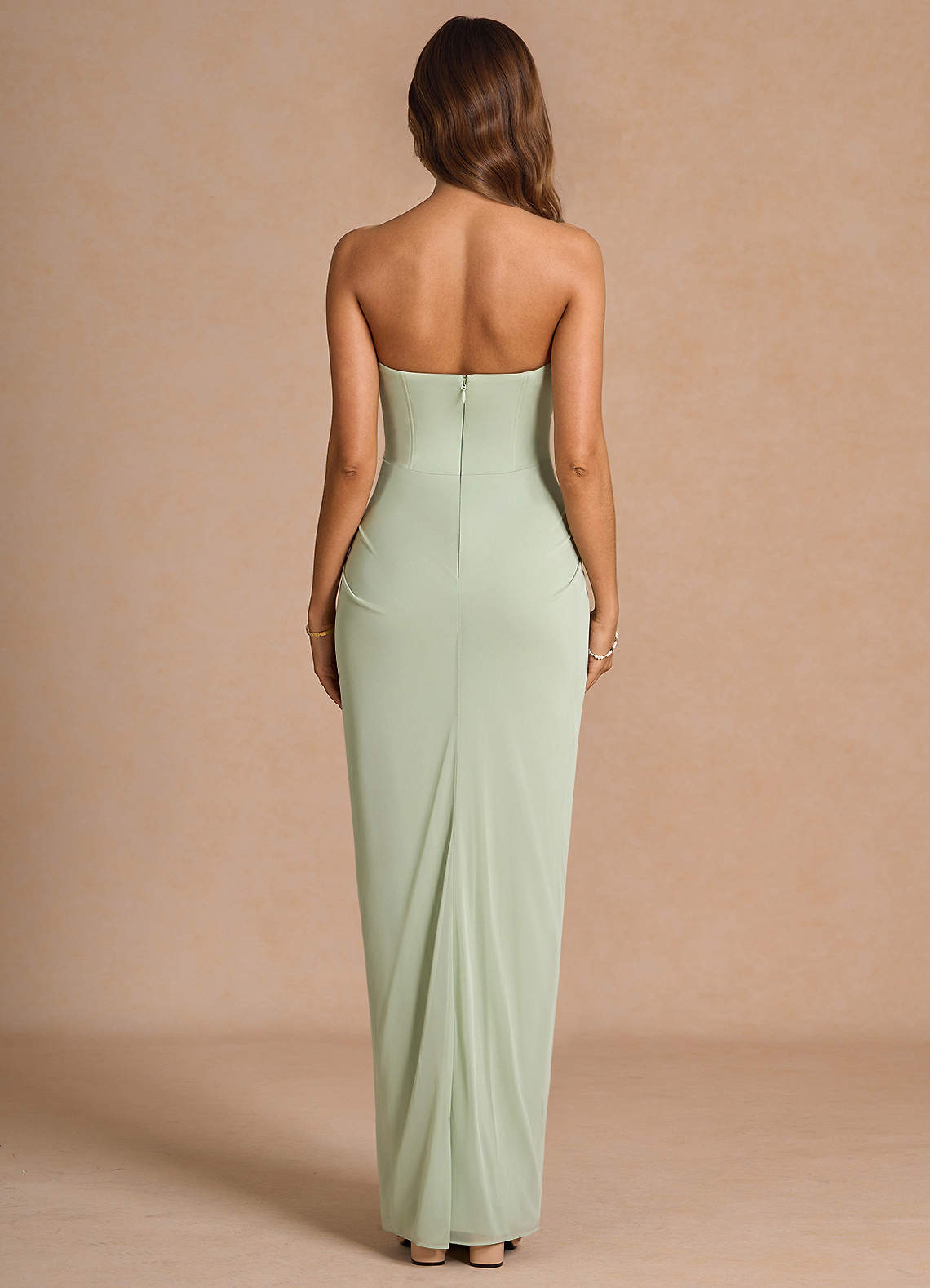 Anais Light Green Maxi Dress  Dress