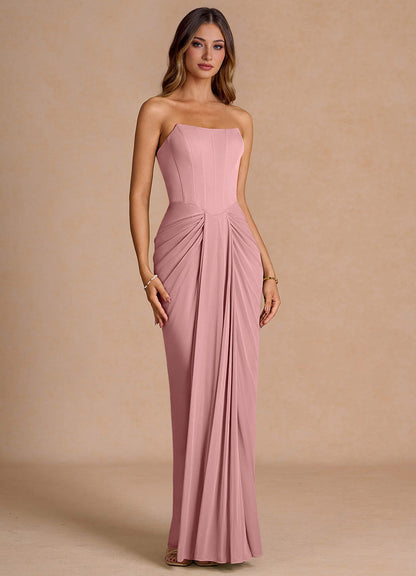 Anais Light Pink Maxi Dress