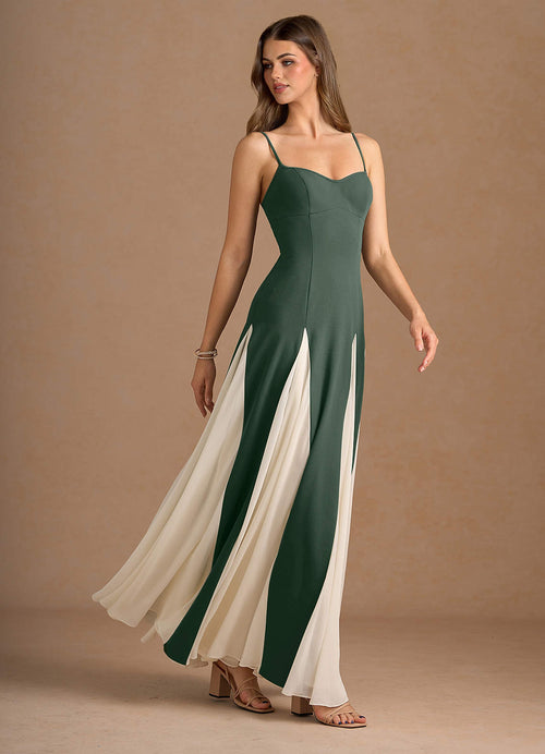 Liorne Eucalyptus A Line Prom Dress