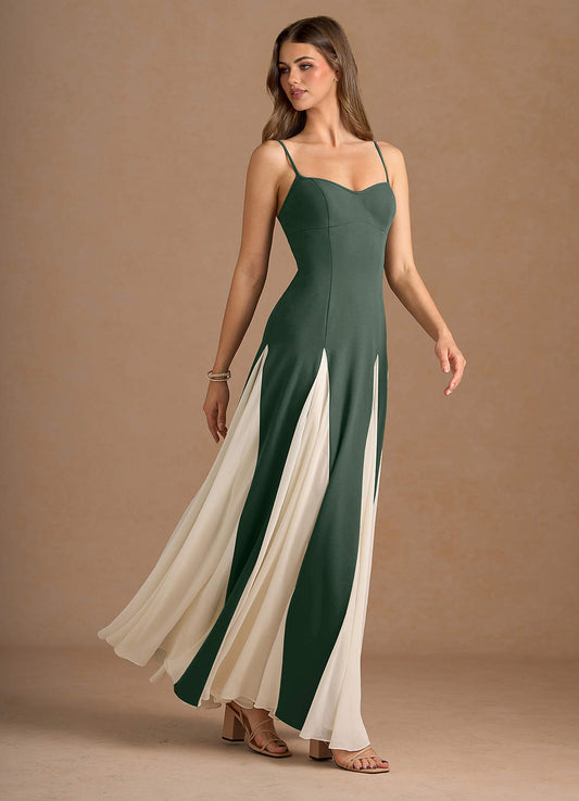 Liorne Eucalyptus A Line Prom Dress