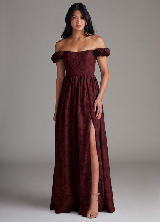 Autumn Wine Maxi Dress