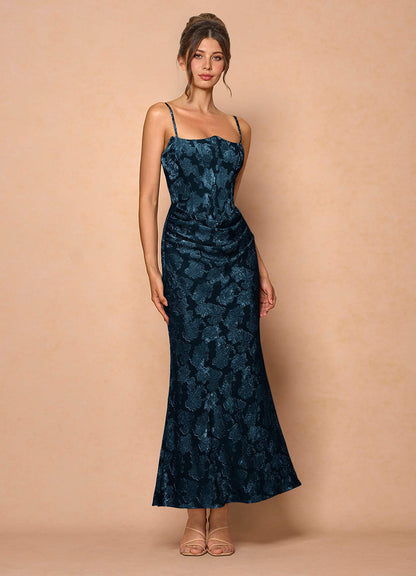 Ezrena Navy Maxi Dress