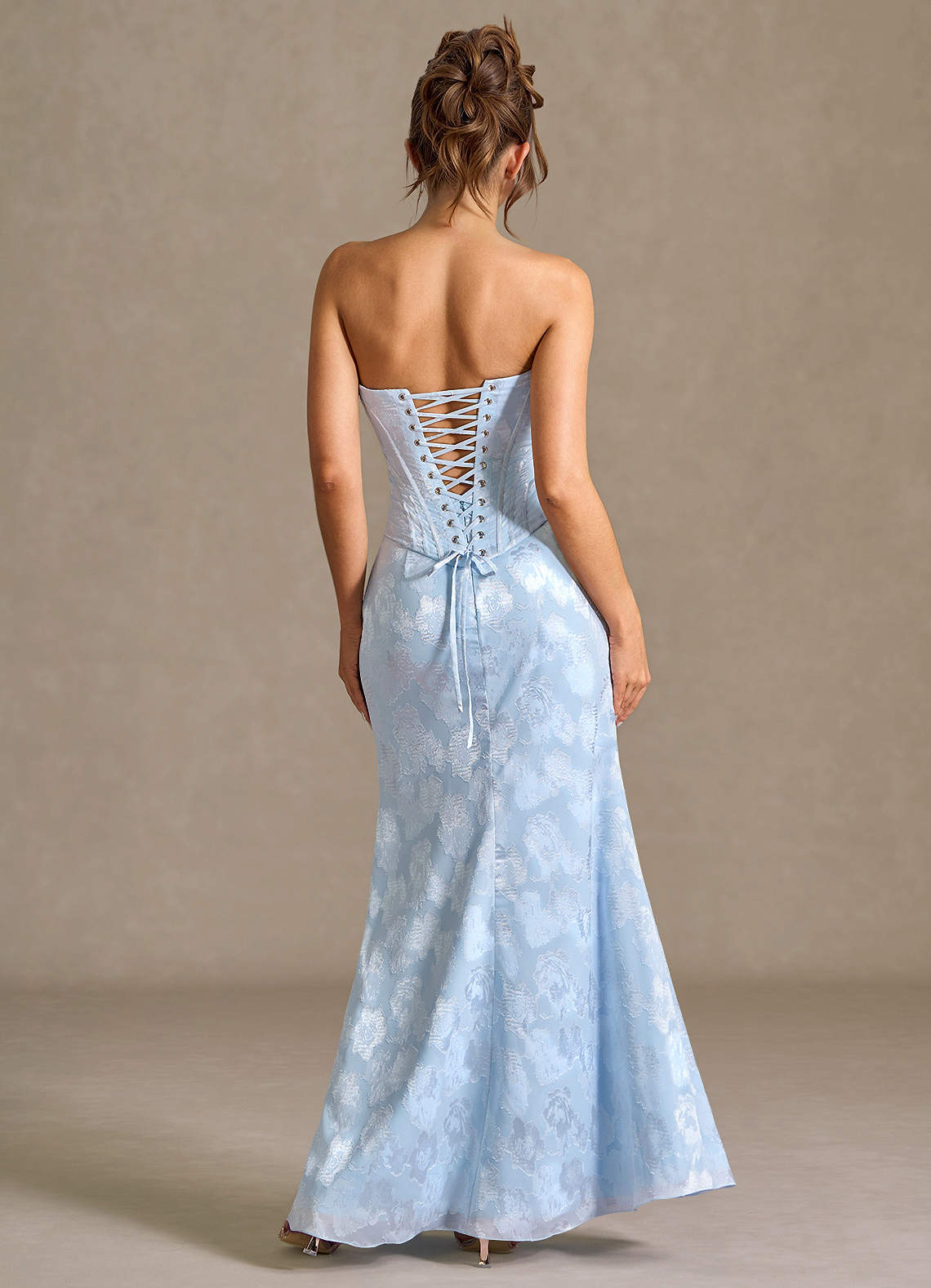 Alyssa Powder Blue Corset Two-Piece Dress  Dress