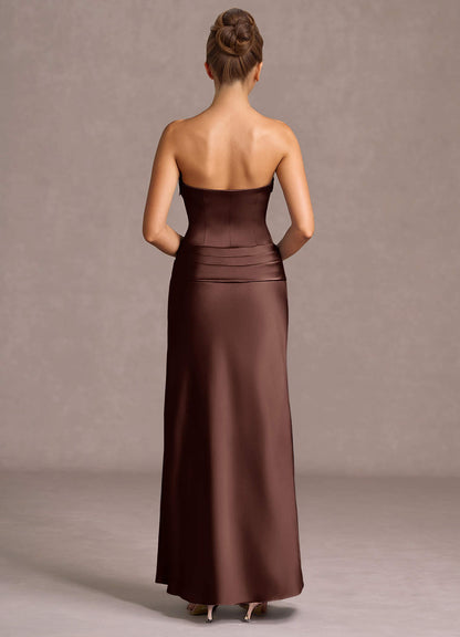 Faelina Mocha Coco Maxi Dress  Dress