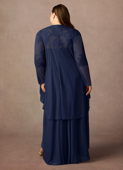 Dark Navy Sheath Sweetheart Sequins Lace Dress