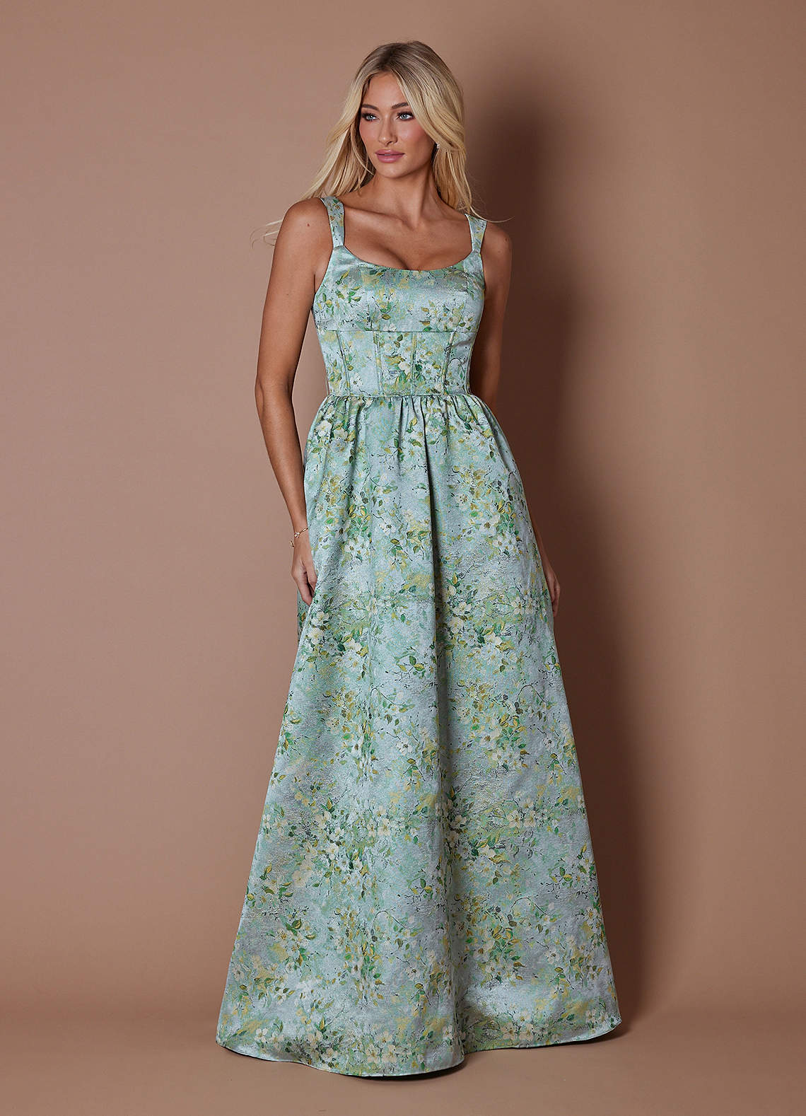 Amida Vintage Sage Maxi Dress