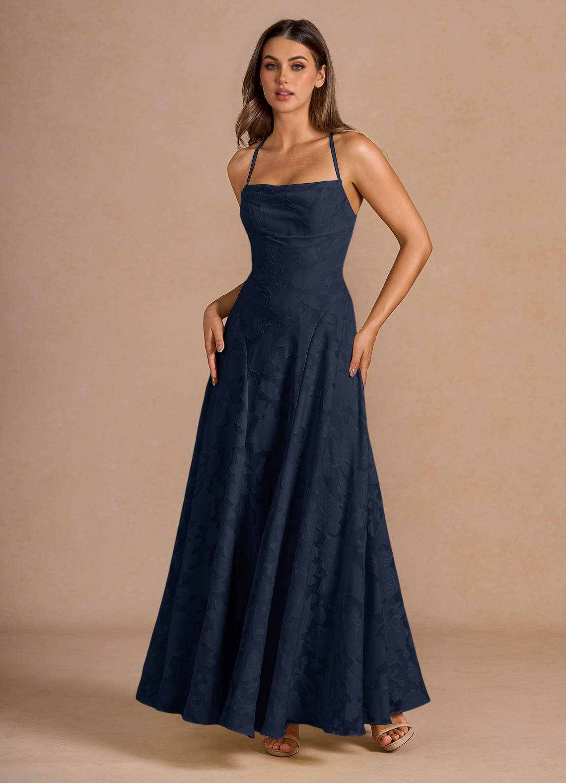 Irelia Navy Maxi Dress  Dress
