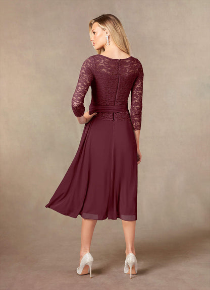 Cabernet A-Line Lace Dress