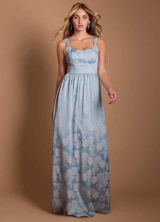 Thalia Powder Blue Maxi Dress