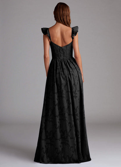 Denisse Black Corset Maxi Dress  Dress