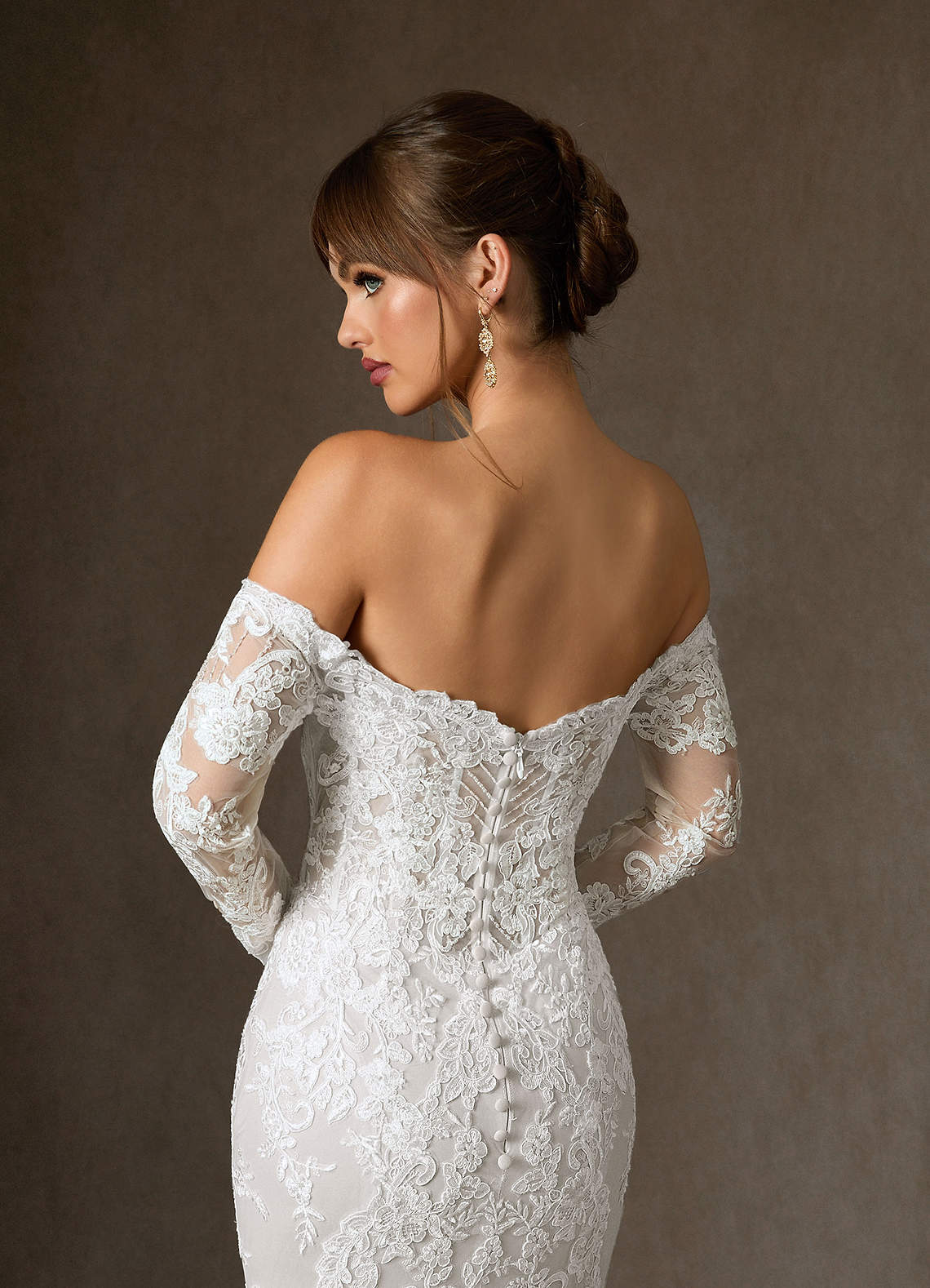 Diamond White Mermaid Sequins Tulle Dress