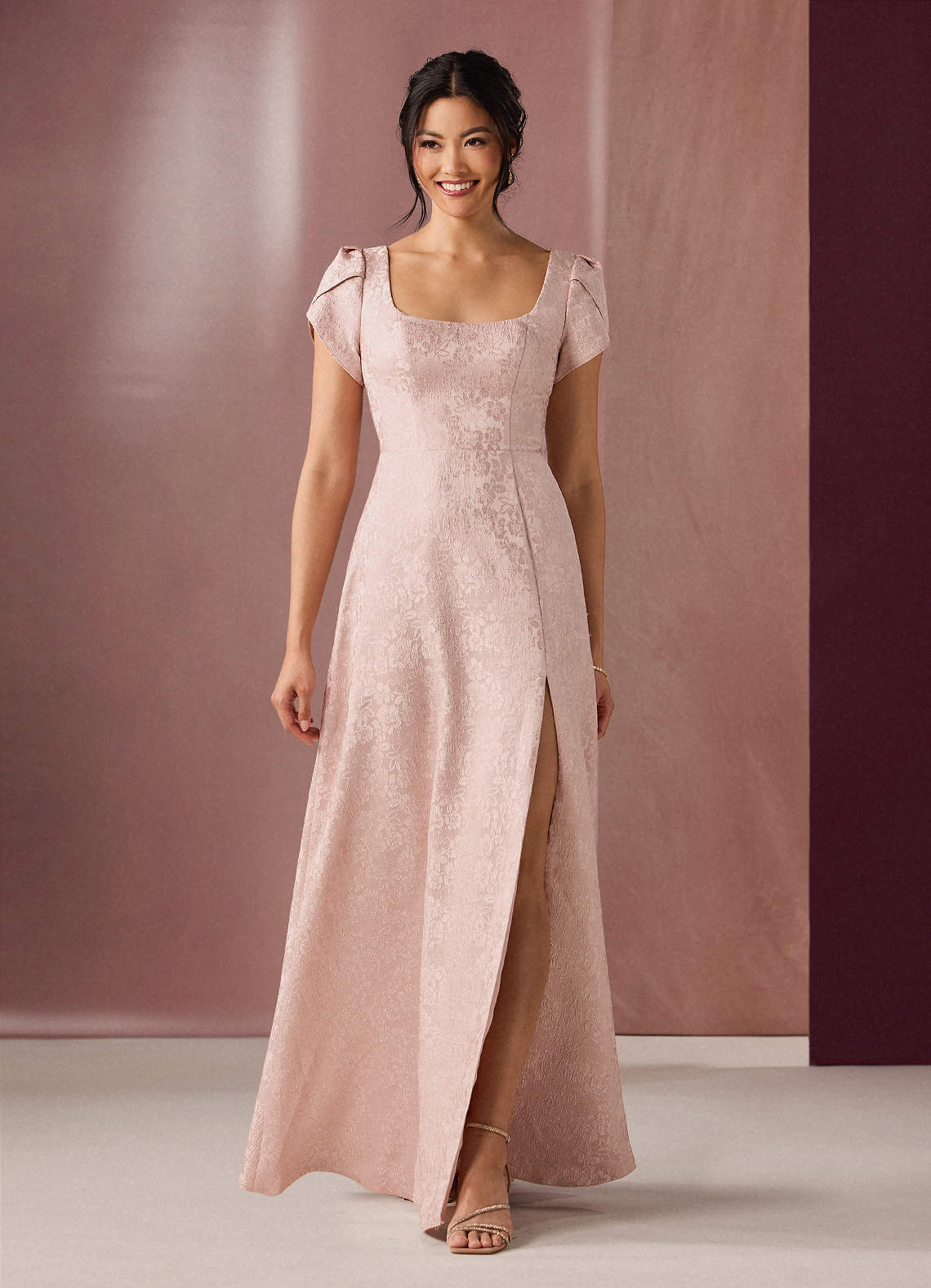 Irina Blush Pink Maxi Dress  Dress