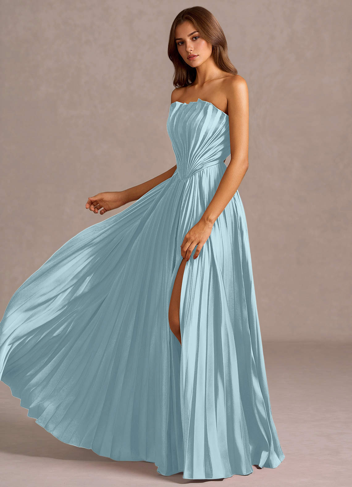 Kaia Sky Blue Maxi Dress