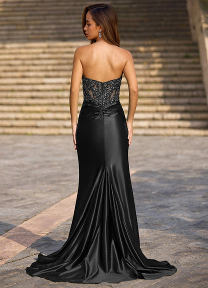 Enamel Black Mermaid Prom Dress  Dress