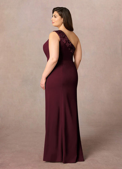 Cabernet Mermaid Sequins Lace Dress