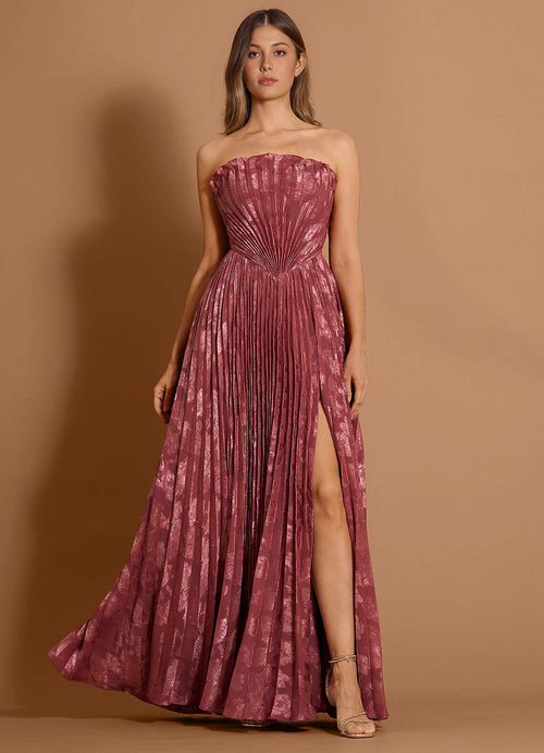 Audrina Vintage Rose Maxi Dress