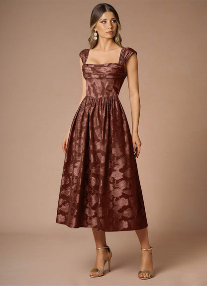 Dana Mocha Coco Midi Dress  Dress