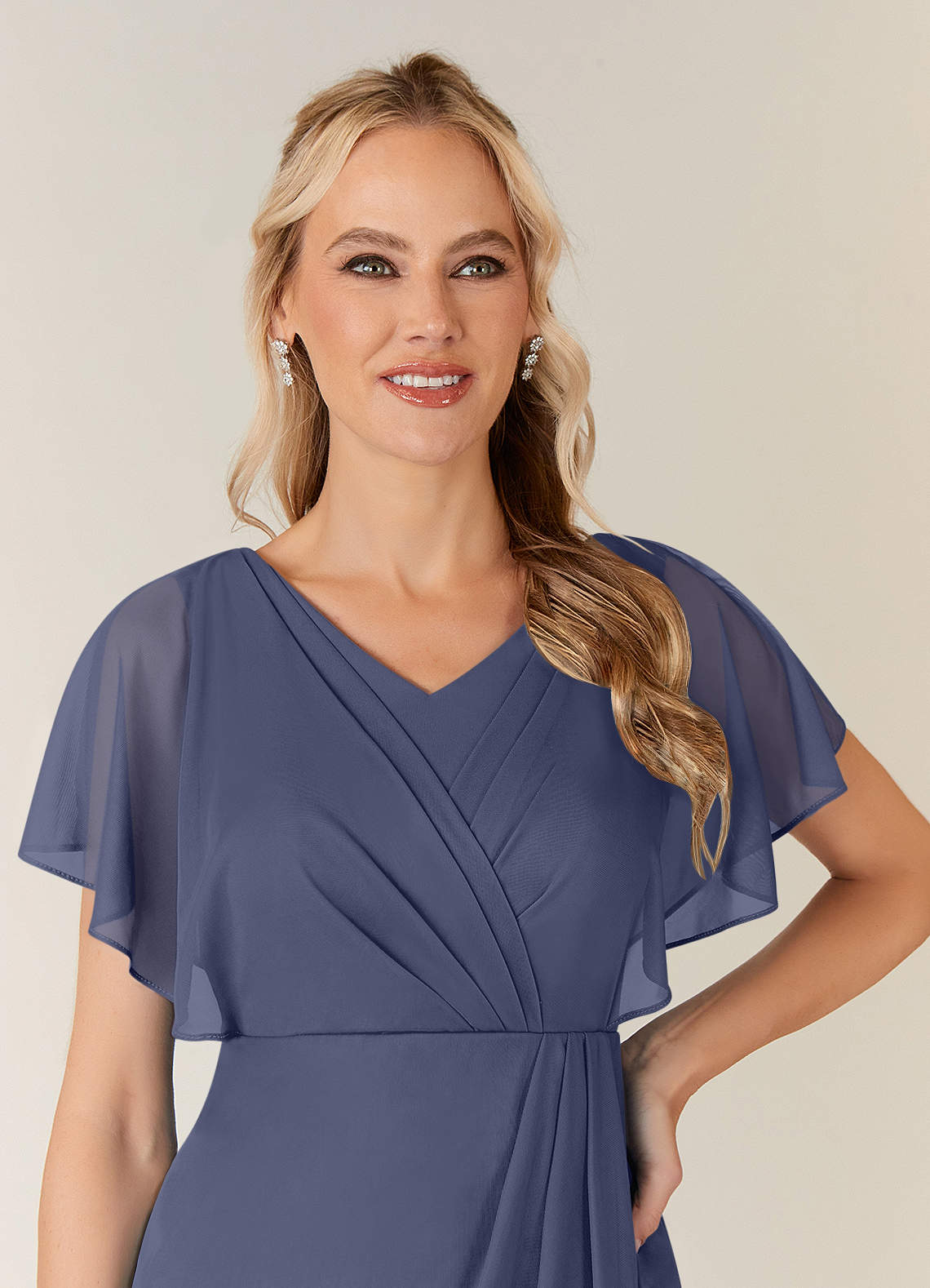 Stormy Sheath Pleated Mesh Dress