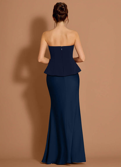 Zeraya Navy Maxi Dress