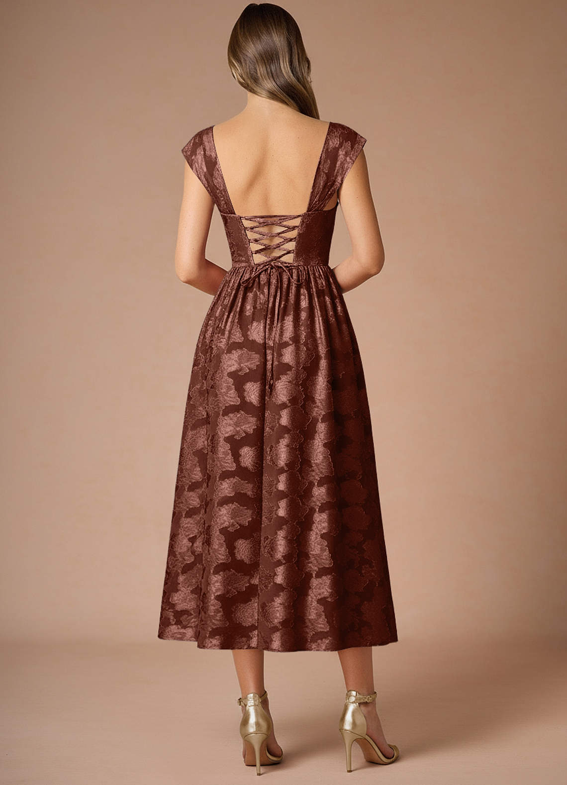Dana Mocha Coco Midi Dress  Dress