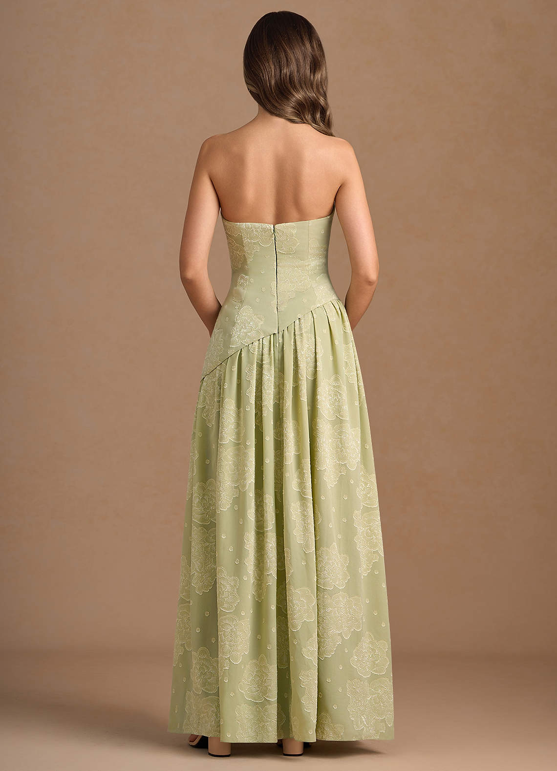 Marcella Celadon Maxi Dress  Dress