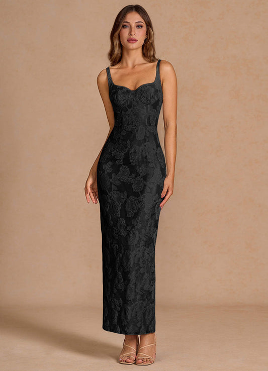 Odette Black Maxi Dress